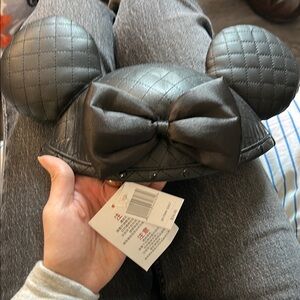 Disney Black Classic Hat with Adjustable Strap